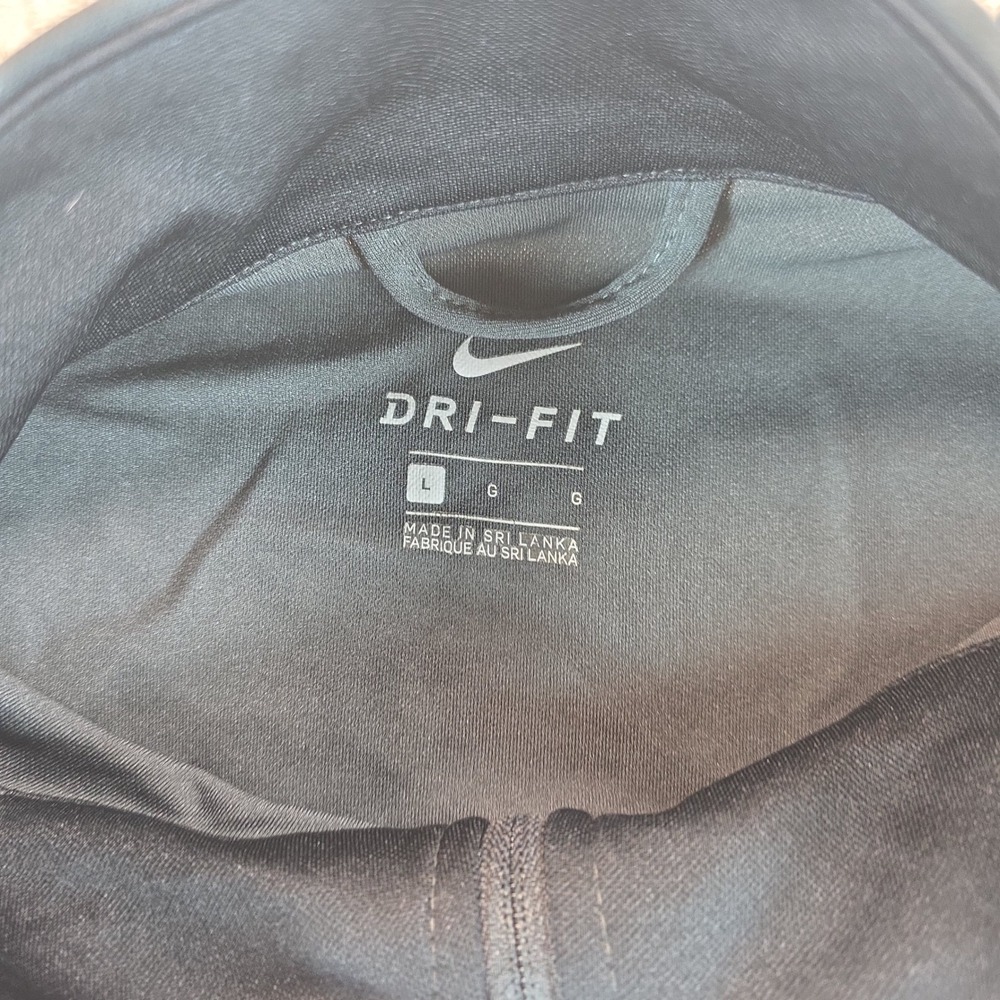 Nike Mens Dri-FIT Full Zip Track Jacket Gray Black APS070-062 Large - Picture 3 of 8